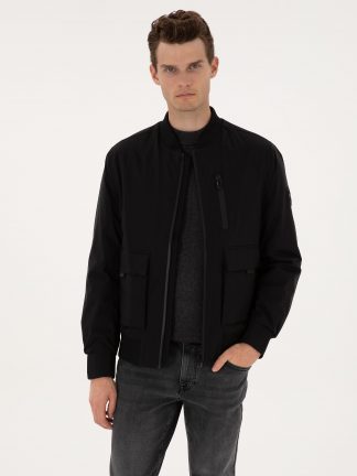 کاپشن مردانه مشکی پیرکاردین