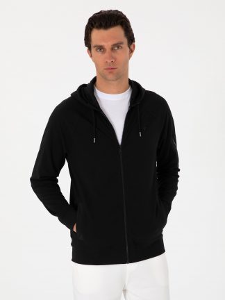 هودی مردانه مشکی کاشارل