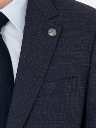 کت و شلوار مردانه سرمه ای پیرکاردین