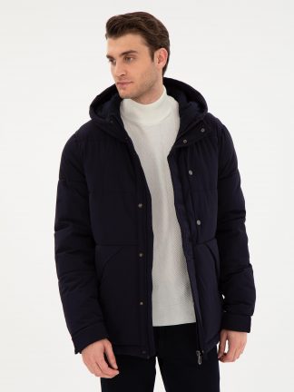 کاپشن مردانه سرمه ای پیرکاردین