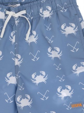 لباس شنا پسرانه آبی یو اس پولو