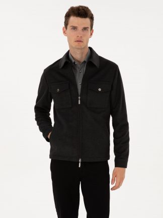 کت مردانه خاکستری تیره پیرکاردین