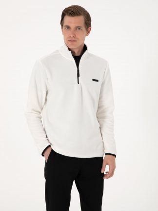 سویشرت مردانه سفید پیرکاردین