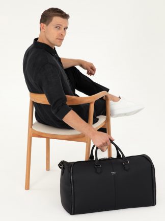 ساک و چمدان مسافرتی مردانه مشکی کاشارل