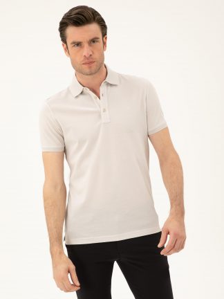 پولوشرت مردانه خاکستری روشن کاشارل