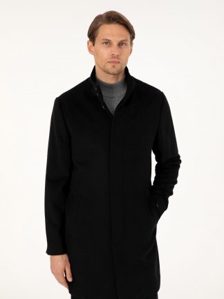 پالتو مردانه مشکی پیرکاردین