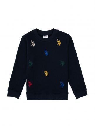 سویشرت پسرانه سرمه ای یو اس پولو