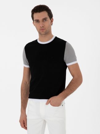 تی شرت مردانه مشکی کاشارل