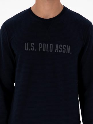 لباس راحتی مردانه سرمه ای یو اس پولو