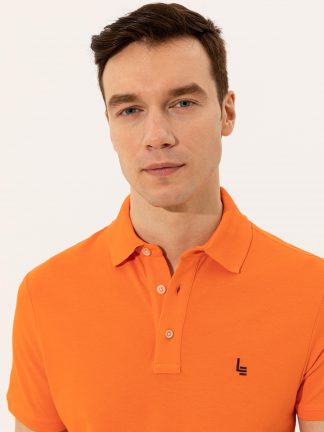 پولوشرت مردانه نارنجی کاشارل