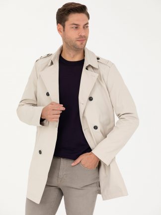 بارانی مردانه بژ پیرکاردین