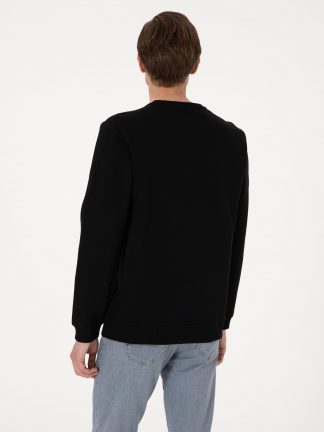 سویشرت مردانه مشکی پیرکاردین