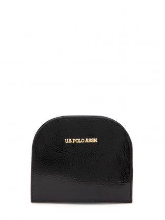 کیف پول زنانه مشکی یو اس پولو