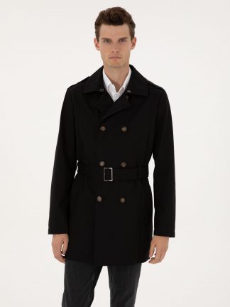 پالتو مردانه مشکی پیرکاردین