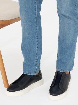 کفش روزمره مردانه سرمه ای پیرکاردین