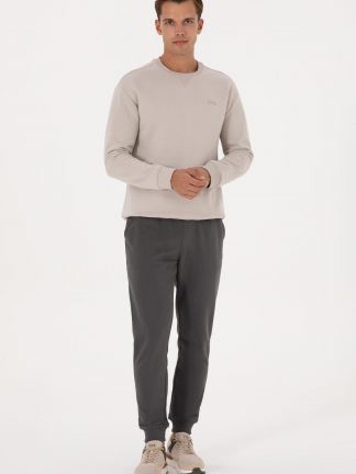 شلوار راحتی مردانه خاکستری یو اس پولو