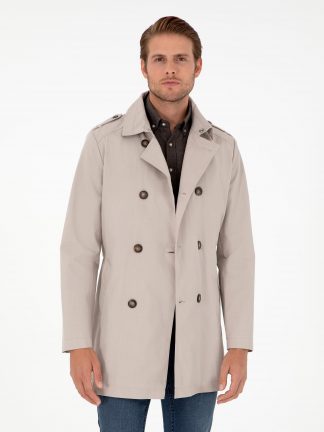 بارانی مردانه بژ پیرکاردین