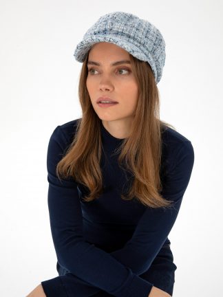 کلاه زنانه آبی پیرکاردین