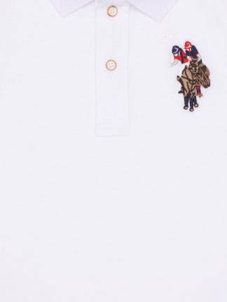 پولوشرت پسرانه سفید یو اس پولو