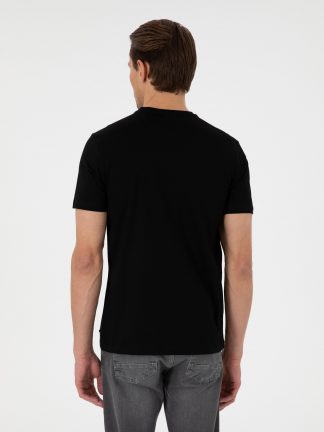 تی شرت مردانه مشکی پیرکاردین