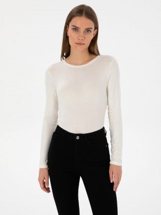 بلوز زنانه بژ پیرکاردین