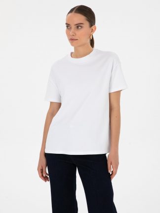 تیشرت زنانه سفید پیرکاردین