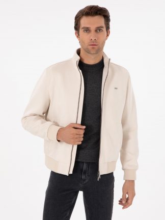 کاپشن مردانه بژ کاشارل