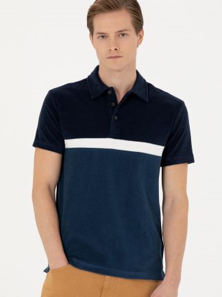 پولوشرت مردانه سرمه ای کاشارل