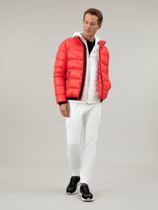 کاپشن مردانه قرمز کاشارل