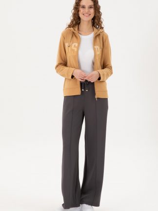 شلوار راحتی زنانه خاکستری تیره یو اس پولو