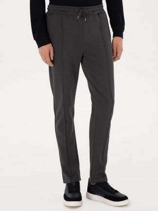 شلوار راحتی مردانه خاکستری تیره پیرکاردین