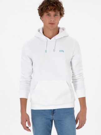 هودی مردانه سفید یو اس پولو