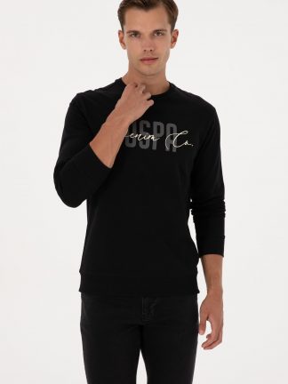 سویشرت مردانه مشکی یو اس پولو