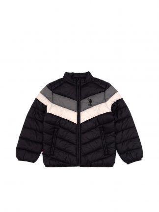 کاپشن پسرانه مشکی یو اس پولو