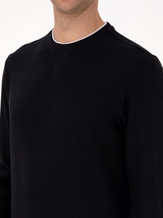 سویشرت مردانه مشکی پیرکاردین