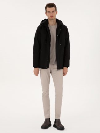 کاپشن مردانه مشکی پیرکاردین