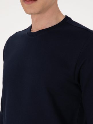 سویشرت مردانه سرمه ای پیرکاردین