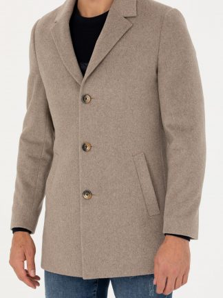 پالتو مردانه بژ پیرکاردین