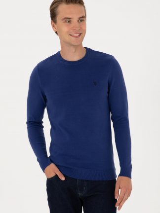 پلیور مردانه نیلی یو اس پولو