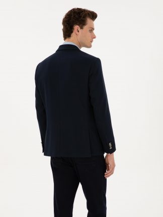 کت مردانه سرمه ای پیرکاردین