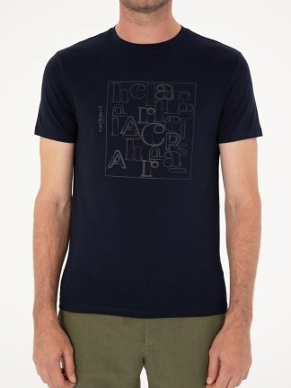 تی شرت مردانه سرمه ای کاشارل