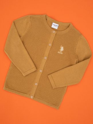 ژاکت دخترانه شتری یو اس پولو