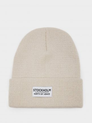 کلاه بافت زنانه قهوه ای روشن دفکتو