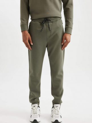 شلوار راحتی مردانه خاکی دفکتو