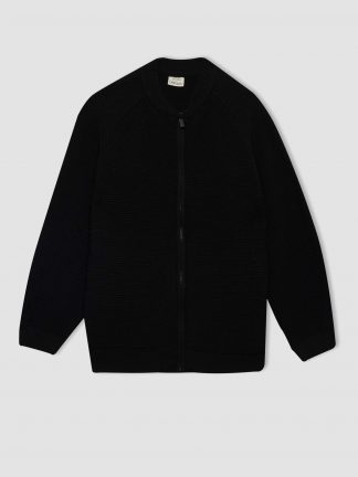 ژاکت پسرانه مشکی دفکتو