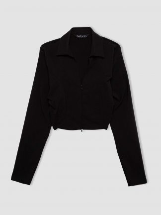 بلوز زنانه مشکی دفکتو