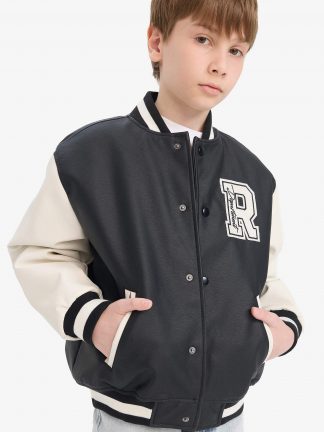 کاپشن پسرانه مشکی دفکتو