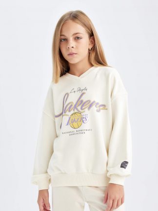 سویشرت دخترانه بژ دفکتو