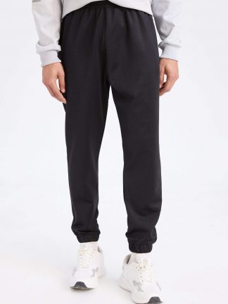 شلوار راحتی مردانه مشکی دفکتو