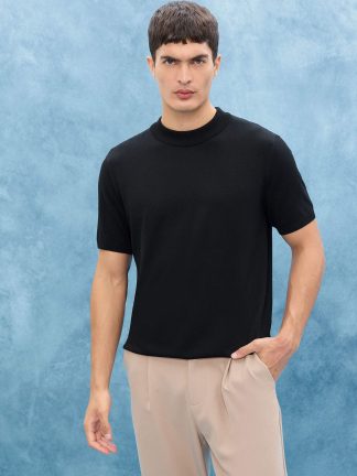 تی شرت مردانه مشکی دفکتو